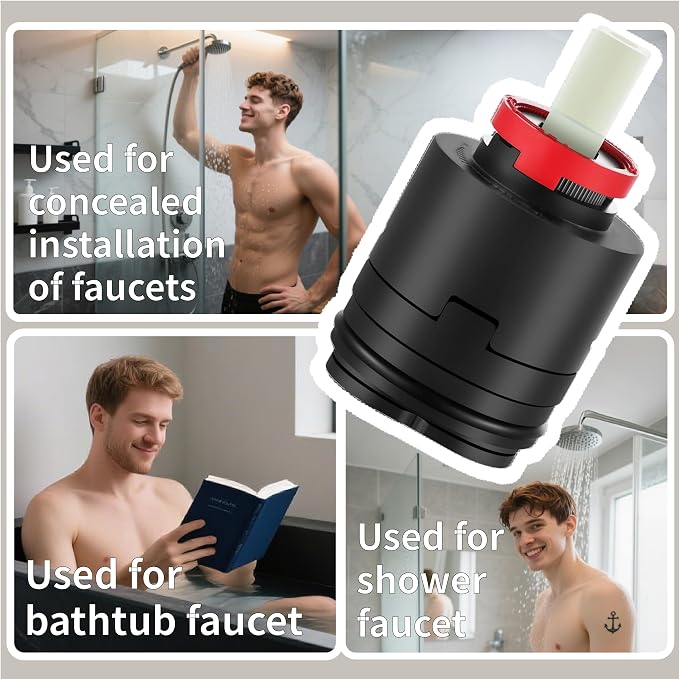 40PHF-2 40mm Shower Faucet Cartridge Replacement, - Image 7