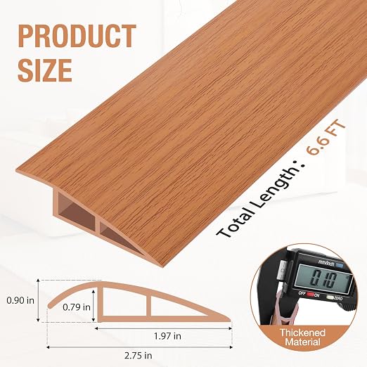 Floor Transition Strip Self Adhesive Vinyl Door Threshold Strip | Rubber - Image 5
