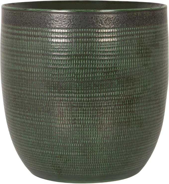 Creative Co-Op Textured Stoneware Planter - Image 4
