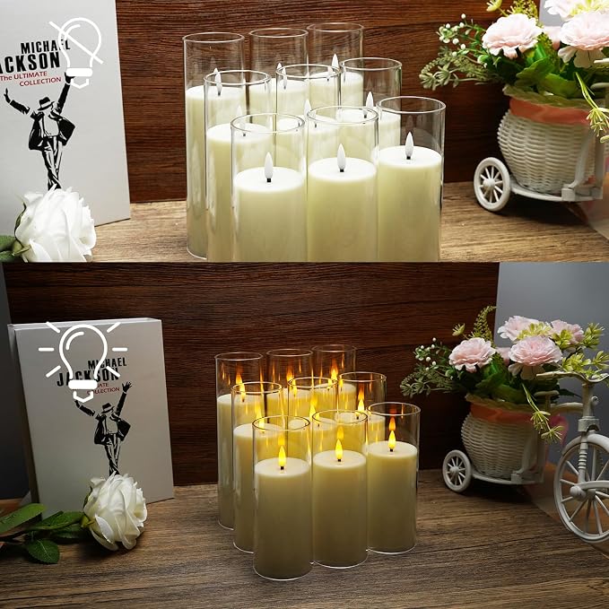 kakoya Flickering Flameless Candles Battery Operated - Image 3