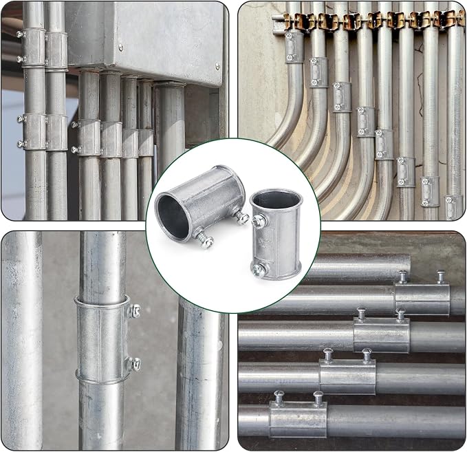 3/4 Inch EMT Conduit Fittings for Connecting Pipes, Shield Wiring from Dust and - Image 7
