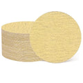 HARFINGTON 100 Pcs 3 Inch Sanding Discs 80 Grit Yellow Aluminum Oxide | Hook by HARFINGTON