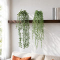Artificial Hanging Plants, 2 Pack Macrame Plant Hanger by Unknown