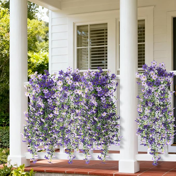 Artificial Fake Hanging Flowers Plants - Image 4