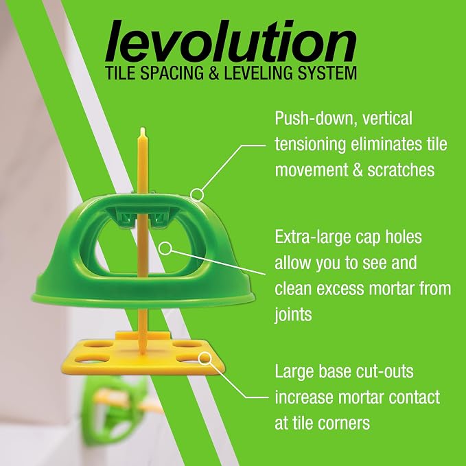 Miracle Sealants Levolution Universal Leveling Spacers, 1/16" | Tile leveling & - Image 6