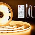 PAUTIX 5V USB COB LED Strip Light 6.56ft/2m 1200lm, Dimmable 640LEDs 2700K Warm by PAUTIX