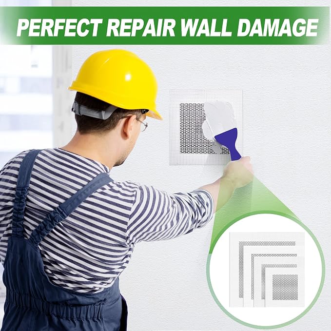 Drywall Repair Kit, 13 Piece Aluminum Wall Repair Patch Kit, 2/4/6/8 inch - Image 3