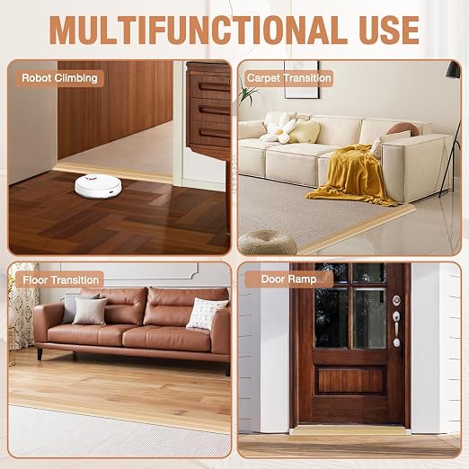 Floor Transition Strip Self Adhesive Vinyl Door Threshold Strip | Rubber - Image 6