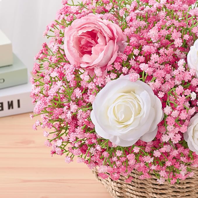 12Pcs Babys Breath Artificial Flowers - Image 2
