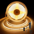Pandery COB LED Strip, LED Strip Lights 5M/16.4ft, Touch Dimmable LED Strips by PanderyCOBLightUPYourLife