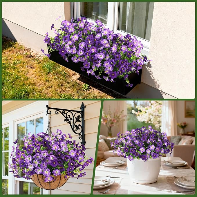 INQCMY Artificial Fake Petunias Flowers - Image 7