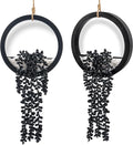 Der Rose 2 Pack Black Artificial Hanging Plants by DerRose