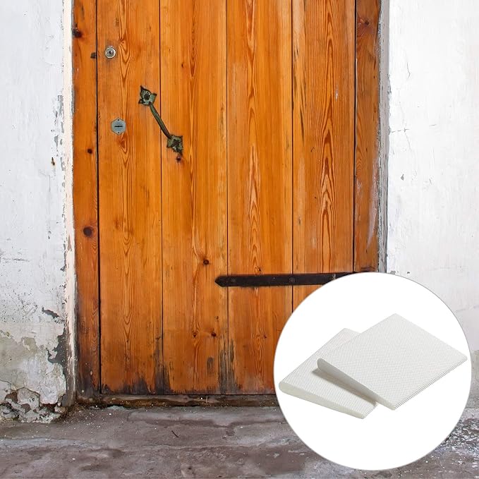 Zonon 8 Pcs Door Corner Seals Foam Traditional White | Self-adhesive Backing - Image 4