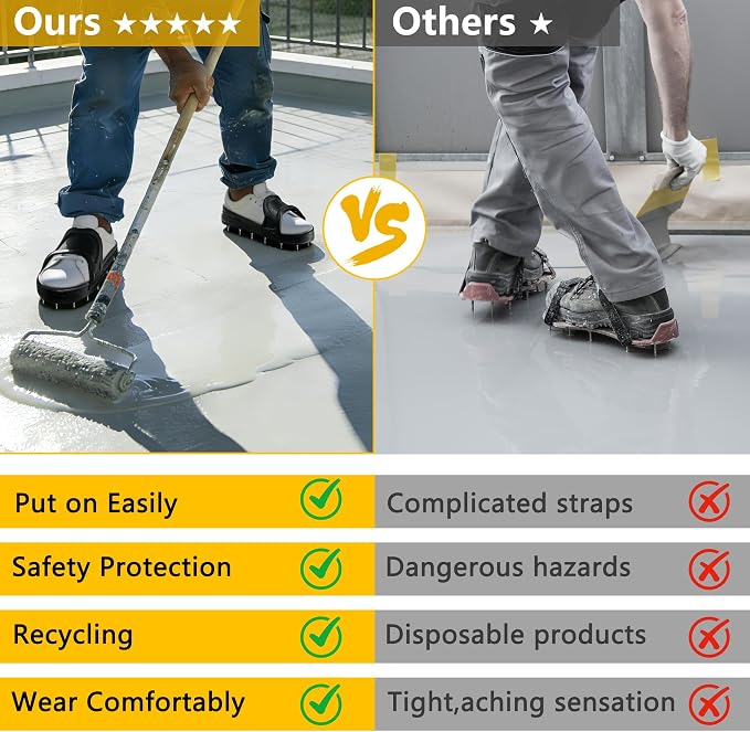 Epoxy Shoes Spikes for Floor Coating | Sharp Spiked Shoes for Resinous Coatings - Image 6