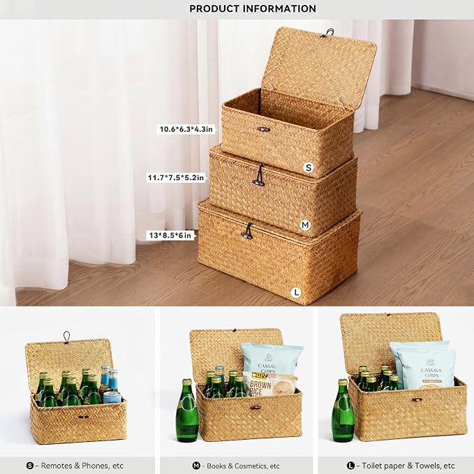 Nonam Wicker Storage Basket - Image 2