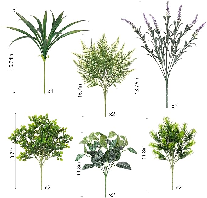 Hrobek Outdoor Faux Plants UV Resistant Fake Greenery - Image 2