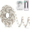 echosari Battery Operated Led Strip Lights White by echosari