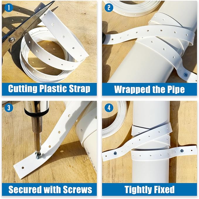 Plastic Hanger Strap 3/4 Inch x 30 FT Reinforced Flexible Hanger Strap - Image 4