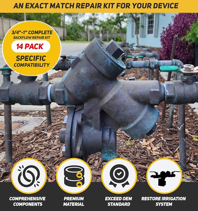 3/4"-1" Complete Backflow Repair Kit, - Image 5