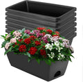 LOCONHA 7 Pack Window Box Planter, Plastic Vegetable Flower Planters Boxes | 17 by LOCONHA