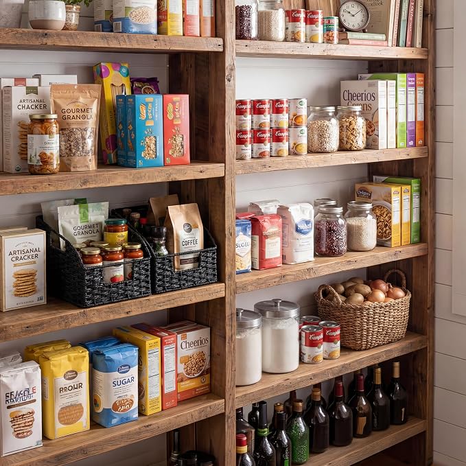 StorageWorks Pantry Organizers and Storage, Handwoven Pantry Baskets - Image 5