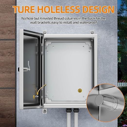 Stainless Steel Enclosure, IP65 Waterproof Electrical Box - Image 4