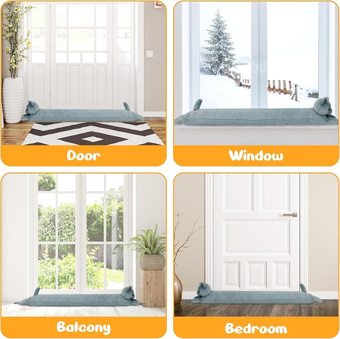 NABOWAN Under Door Draft Stopper 38 inch - Image 3