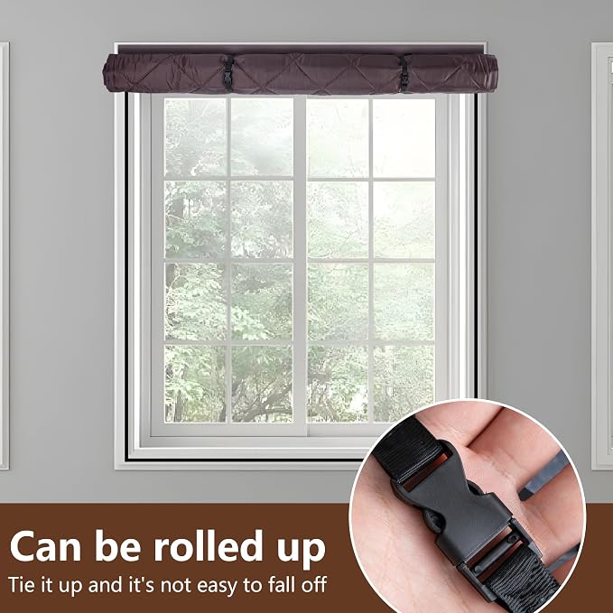 3-Layer Visible Winter Insulated Window Cover, Window Insulation Kit | 63" x - Image 6
