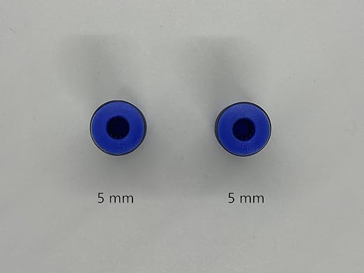 zjxed 5mm OD x 5mm OD Pneumatic quick Connector Push to Connect fittings - Image 2
