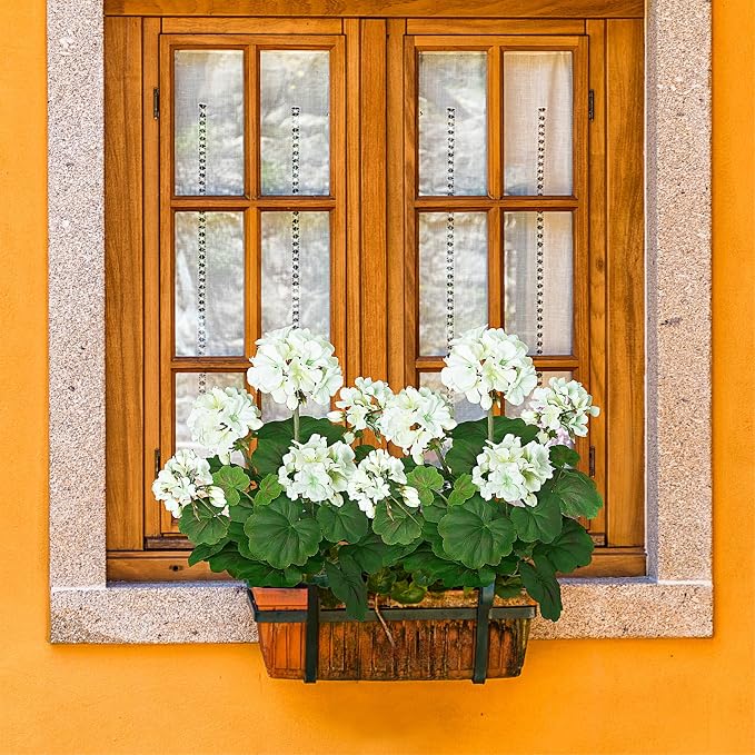 FOREST PRINCE 18"Artificial Geraniums - Image 5