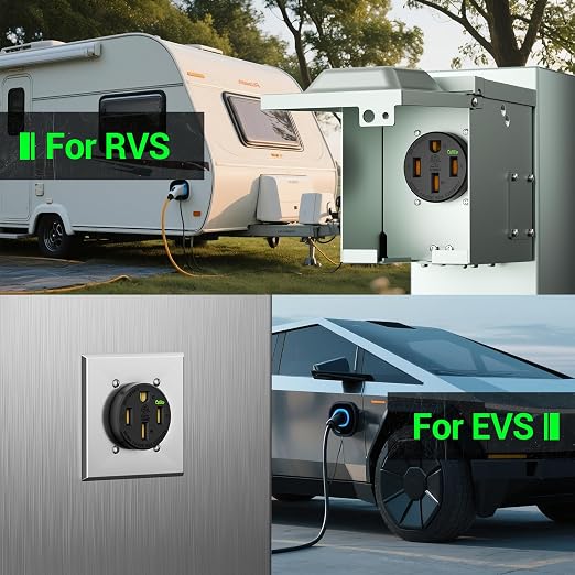50 Amp EV Charging Receptacle/Nema 14-50 EV Outlet - Image 6