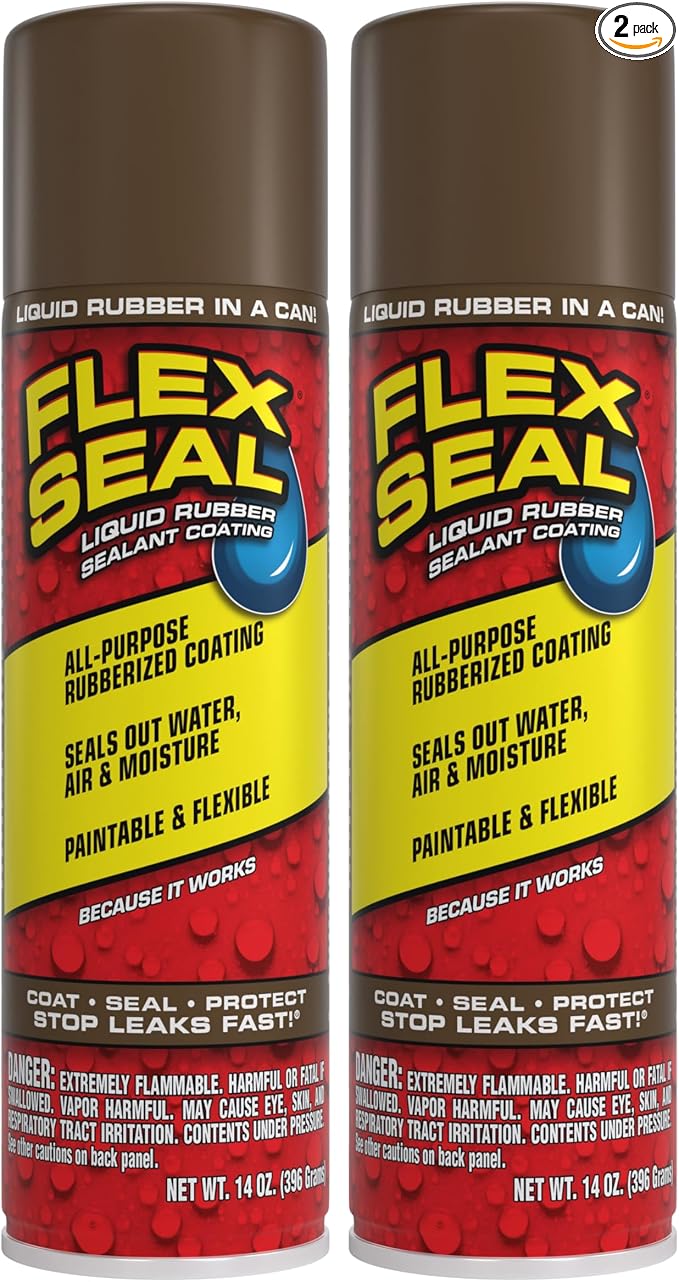 Flex Seal, 14 oz, Stop Leaks Instantly, Waterproof Rubber Spray On Sealant by FlexSealProducts