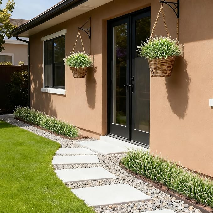 Ammyoo 24 Pcs Artificial Fake Plants UV Resistant - Image 5