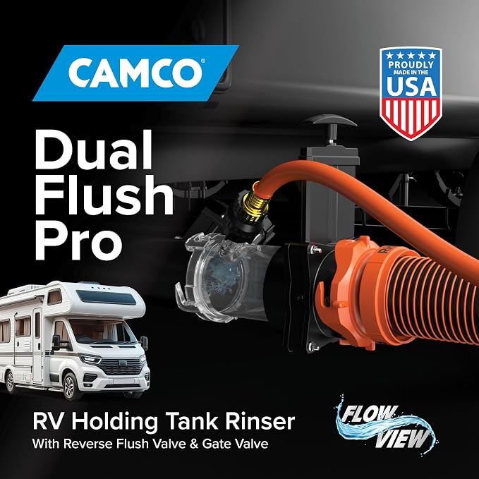 Camco Dual Flush Pro Camper/RV Holding Tank Rinser - Image 8