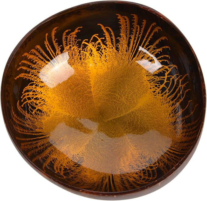 Natural Coconut Bowl Key Decorative by ChezMax