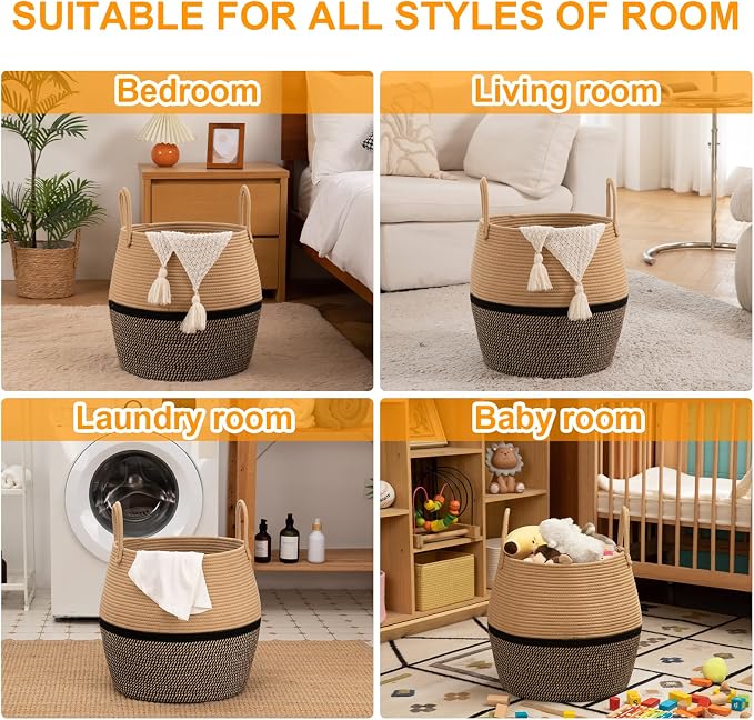 OIAHOMY 60L Blanket Basket - Image 4