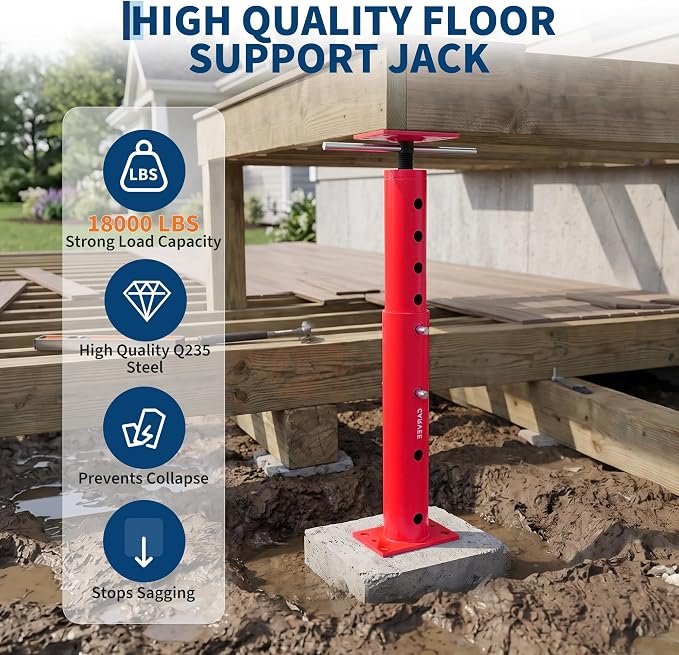 19"-36"Jack Post Adjustable House Jacks - Image 2