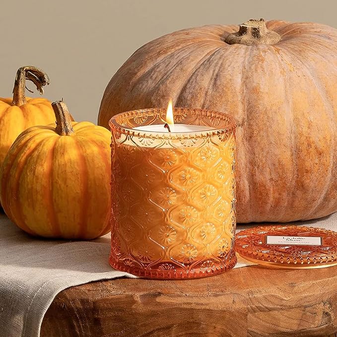 LA JOLIE MUSE Pumpkin Chai Scented Candles - Image 3