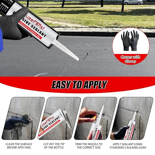 Concrete Crack Filler and Sealant Self-Leveling, Fast Curing Cement Crack - Image 6