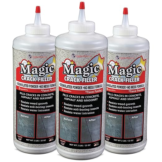 Magic Crack Filler 2.5LB Concrete Slab Gray, by HLLNWB