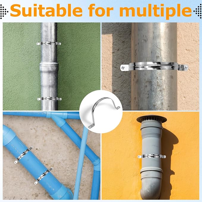 24PCS 4 Inch Conduit Clamp, Pipe Hangers - Image 7