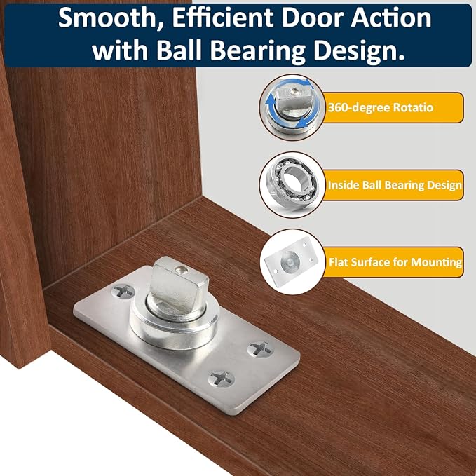 330 LBS Pivot Hinge for Large & Heavy Wood Doors – HBL’ Invisible Pivot Door - Image 2