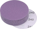 uxcell 20Pcs 3-Inch Purple Sanding Discs 240 Grits Hook and Loop Professional by uxcell