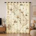 Vintage Nautical Blackout Curtains by Unknown