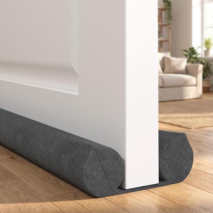 SYIPO Door Draft Stopper for Bottom of Door, Double-Sided Adjustable 30'' to by SYIPO