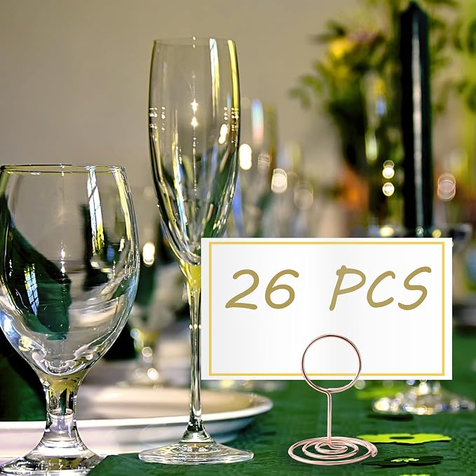 Table Number Holders, Photo Holder | Cards Stand Name Menu Clips, Small Size - Image 3