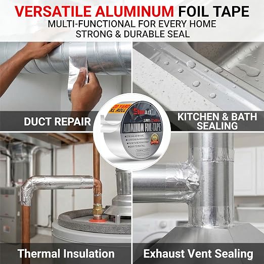 ETERART Aluminum Foil Duct Tape, High-Temp Seal - Image 3