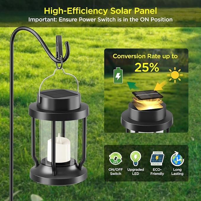 Solar Lantern Outdoor & Indoor Use – Hanging Solar Lights - Image 7