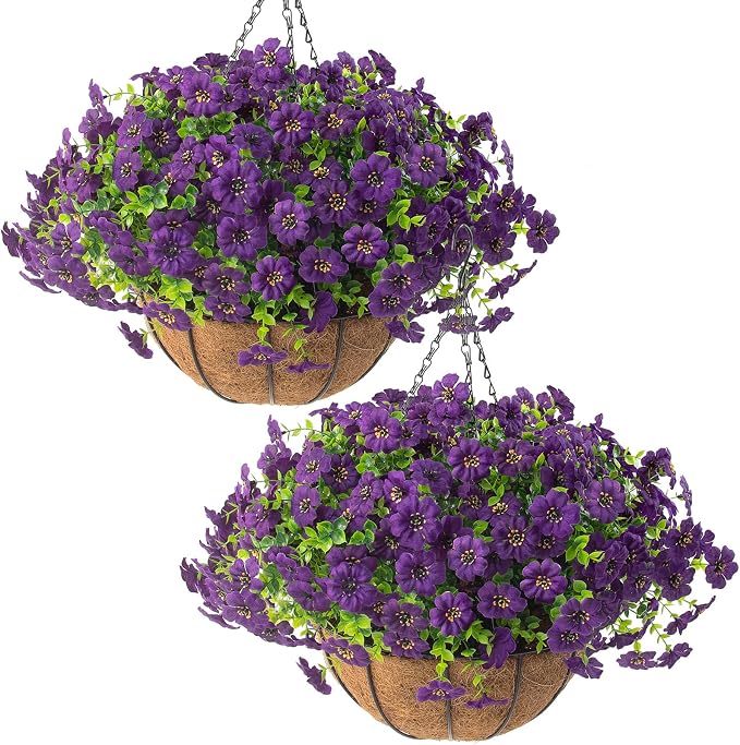 Hananona 2 Set Artificial Outdoor Flowers by HANANONA