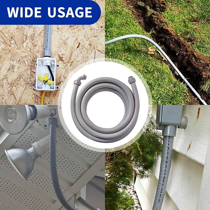 Yariwiz Flexible Electrical Conduit Liquid Tight PVC Conduit Kit - Image 6
